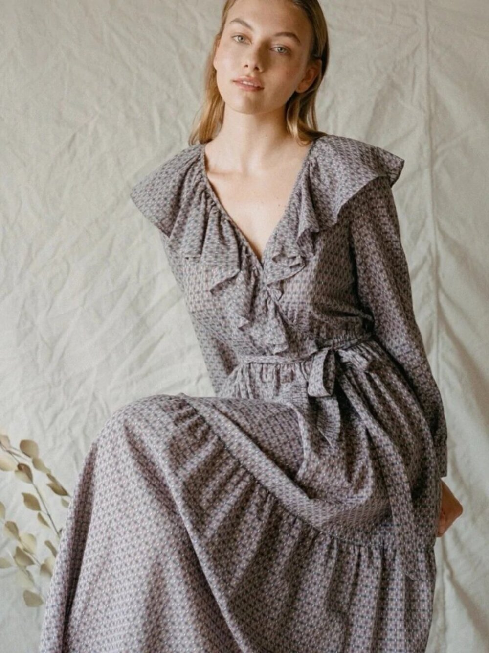 Christy Dawn Vivian Dress in Winter Garden Plaid